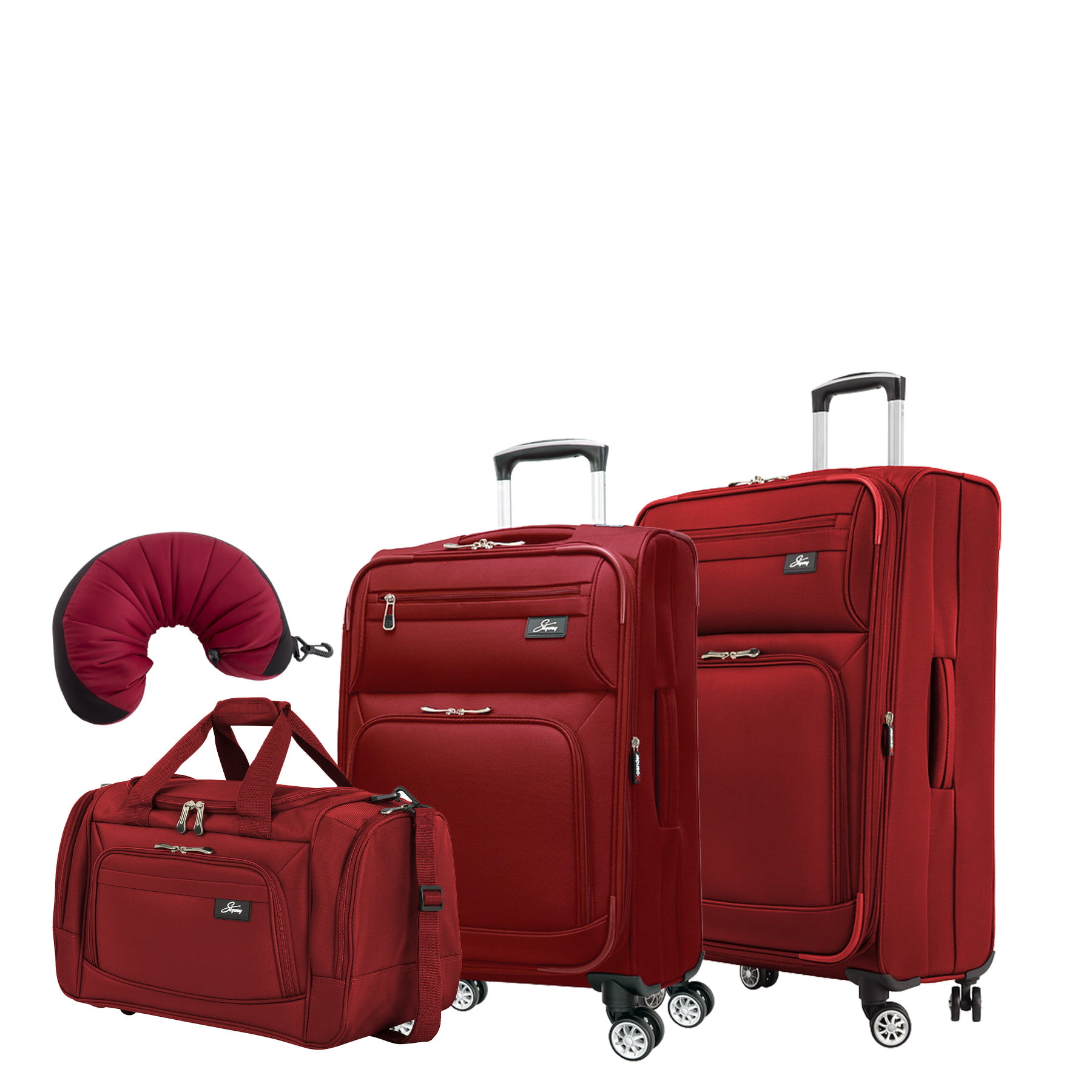 One Size Skyway Luggage Sigma 5.0 16-Inch Shoulder Tote Merlot Red