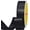 Black, variant on Double Face Cream Gold Satin Ribbon 1/2 inch X 50 Yards Polyester Cream Gold Ribbon for Gift Wrapping Very Suitable for Weddings Party Invitation Decorations and More
