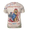 thumbnail image 2 of Republican Golden Retriever Making Woof Count Election 2024 All Over Print 3D Shirt Unisex Merch Goldens Dog Lover Gifts Idea - 01002, 2 of 6