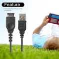 thumbnail image 2 of Peggybuy Câble de Charge USB Avancé 1,2m/3,9 Pieds pour SP/GBA/GameBoy/NS/DS, 2 of 9