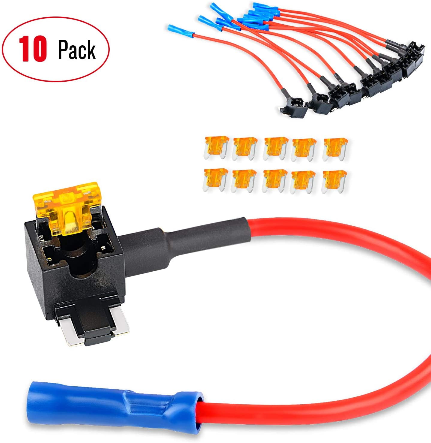 Nilight 10 Pack Micro 2 Fuse TAP 12V Car Add a | Ubuy Nilight 10 Pack Micro 2 Fuse TAP 12V Car Add a | Ubuy