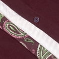 thumbnail image 4 of BNM Paisley Flannel Cotton Duvet Set, King/California King, Purple, 4 of 7