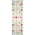 thumbnail image 2 of SAFAVIEH Kids Antoinette Floral Wool Runner Rug, Ivory/Pink, 2'6" x 8', 2 of 7