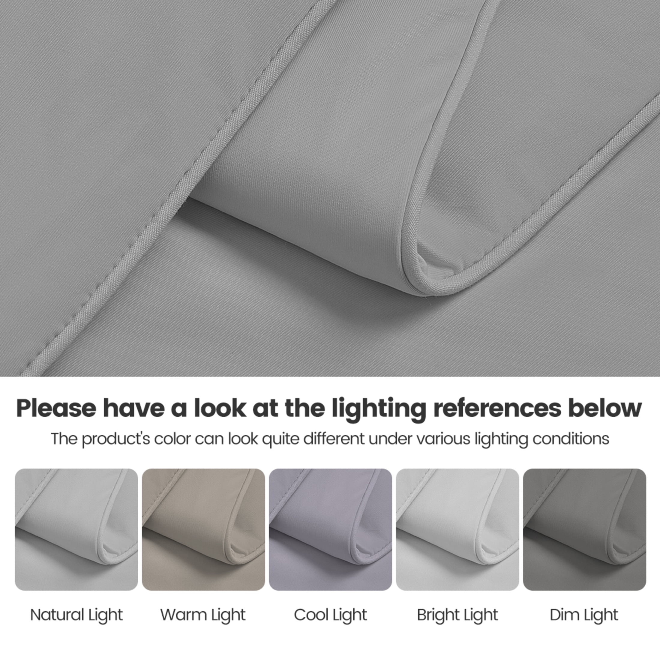 GDF Studio 60x90" Twin/Twin XL Cooling Down Alternative Comforter, All-Season Bedding for Hot Sleepers, Gray