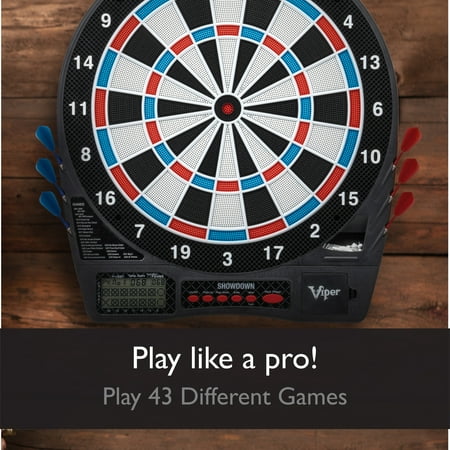 Viper - Showdown 15.5" Electronic Dartboard - Red