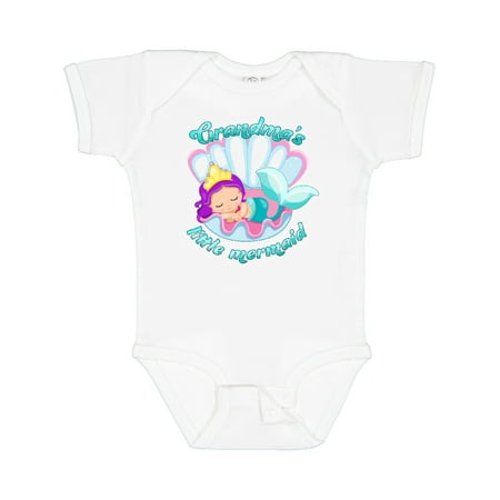 

Inktastic Grandma s Little Mermaid Gift Baby Girl Bodysuit