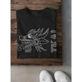 thumbnail image 3 of Ikal With A Serpent Head. T-Shirt Women -Ikal Designs, Female x-Large, 3 of 4