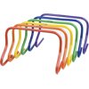 Champion Sports Practice Speed Hurdle, Multicolor, 12 Inch, Pack of 6
