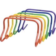 Champion Sports Practice Speed Hurdle, Multicolor, 12 Inch, Pack of 6