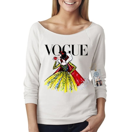 - Vogue Princess Shirt Snow White Off Shoulder French Terry Top