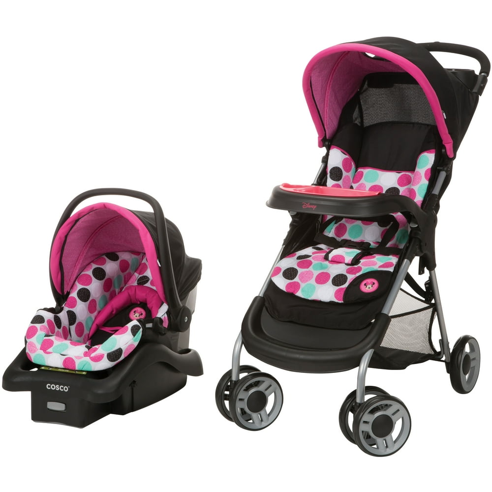 Disney Baby Lift & Stroll™ Plus Travel System, Minnie Dotty Walmart