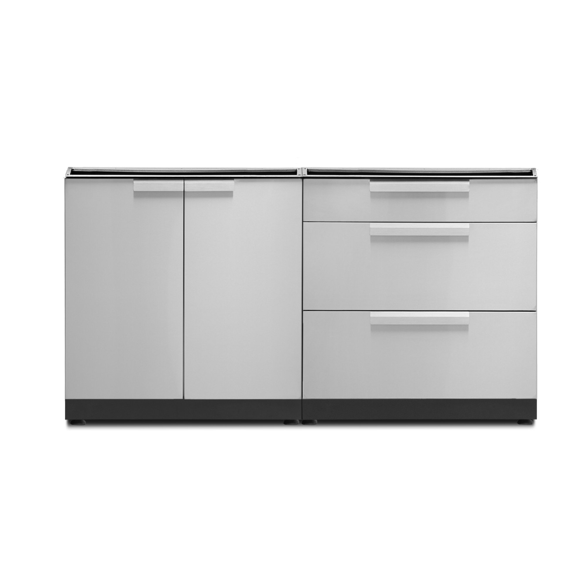 Newage Products Outdoor Kitchen Stainless Steel 2 Piece Cabinet Set Walmart Canada