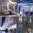 thumbnail image 3 of 33ft Christmas Decorative Mini Lights, 100 LED Green Wire Fairy Starry String Lights Plug in, 11 Lighting Modes, for Indoor Outdoor Xmas Tree Wedding Party Decoration (White), 3 of 6