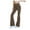 #0413-Brown, variant on Women's High Waist Bootcut Yoga Pants Basic Tummy Control Workout Flared