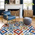 thumbnail image 6 of Indoor/Outdoor Transitional Labyrinth Area Rug, 6 of 8