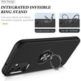 thumbnail image 2 of Galaxy A14 5G Case for Samsung Galaxy A14 5G Case  Grade Shockproof Built-in Ring Holder Kickstand Car Mount  Heavy Duty Protective Case for Galaxy A14 5G Phone Case (Black), 2 of 14