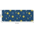 thumbnail image 7 of Blue Sun Moon Star Pattern Kitchen Rug Mat,Kitchen Runner Rugs Non Skid Washable,Decorative Kitchen Floor Mats for Kitchen,Sink,Laundry,17"x47.2", 7 of 7