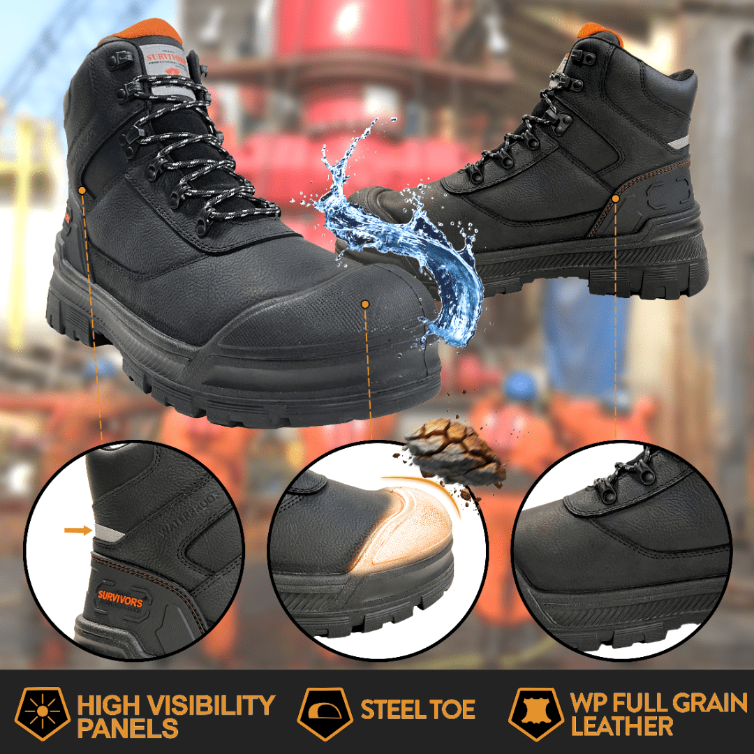 Herman Survivors Men's Groundbreaker Steel Toe Work Boots