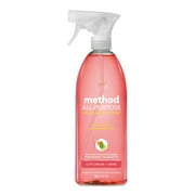 Method® All Surface Cleanr, Pink Grapefruit, 28 Oz Bottle, 8/carton