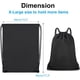 thumbnail image 3 of bolsas con cordón a granel, mochila de cuerda para hombres y mujeres, bolsa de cincha para gimnasio, deportes, viajes, 3 of 3