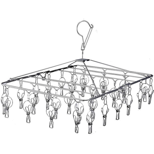 4.0 Line Single Layer Square Folding 52 Line Clip-Folding Sock Rack Ormromra CJWUS-5153