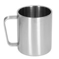 thumbnail image 3 of Copa de Acero inoxidable de acero inoxidable 300 ml de Capacidad de Doble Capa Textura de Diseño Ergonímico Con Taza de Café, 3 of 7