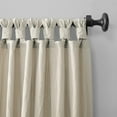 thumbnail image 2 of Archaeo Washed Cotton Twist Tab Curtain 52"" x 95"" Oatmeal, 2 of 5