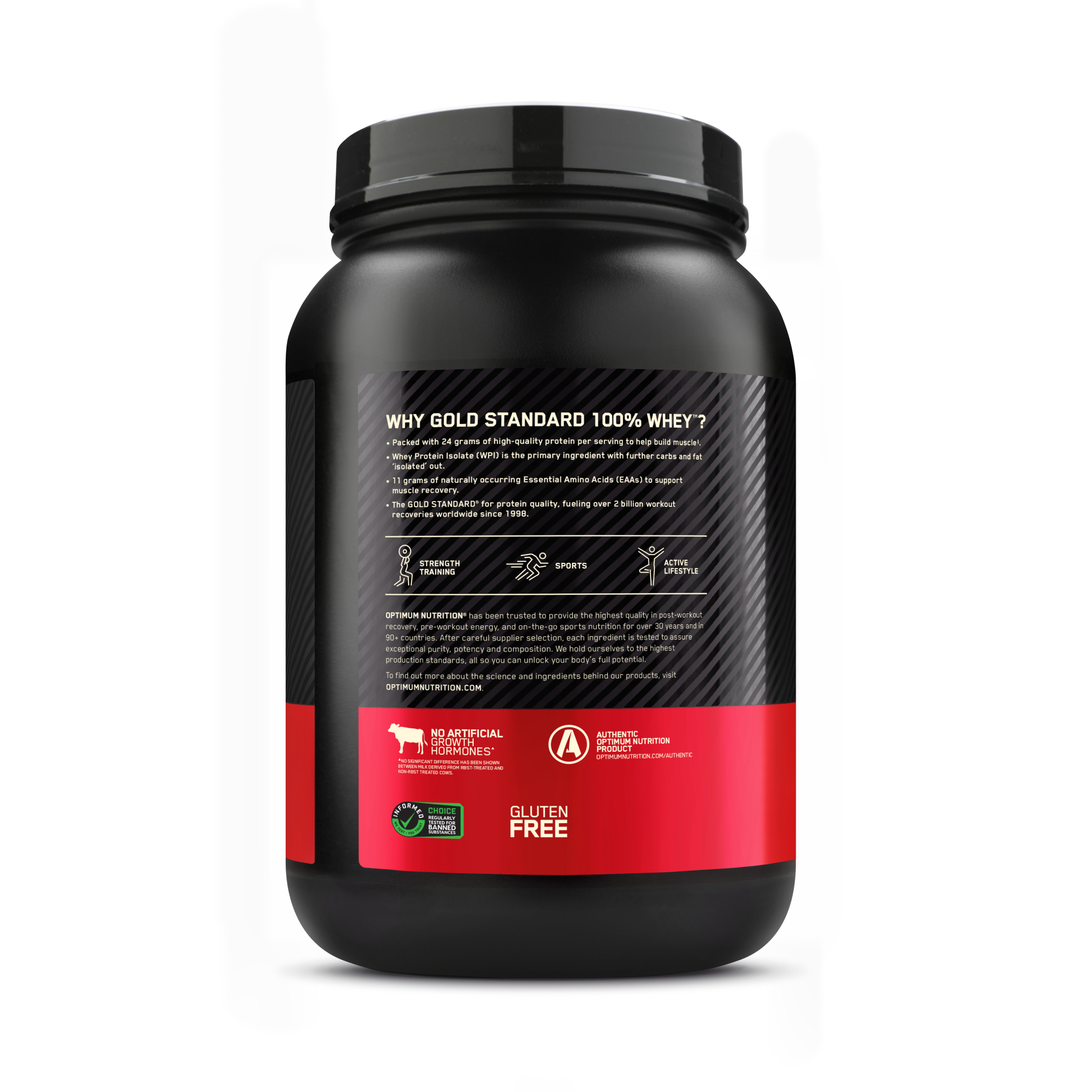 Optimum Nutrition, Gold Standard 100% Whey Protein Powder, Double Rich Chocolate, 2 lb, 29 Servings - image 3 of 10