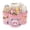 Pink, variant on Multifunctional Pen Organizer Creative Rotating Desktop Caddy Large Compartment Storage Box for Markers Brushes and Professional Office Stationery