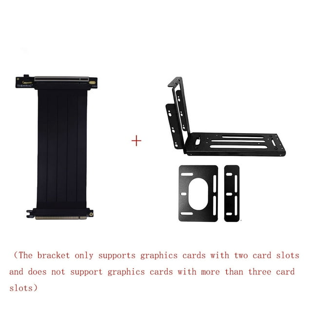 Video Card Holder Support Graphics Card Bracket Aluminum Alloy Vertical GPU PC Video Card Stand For ATX Computer Case Holder and Cable 4.0