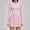 Pink, variant on PISONIC Women Tennis Dress Long Sleeve Athletic Outfit with Built in Shorts Mini Golf Workout Dress with Pockets