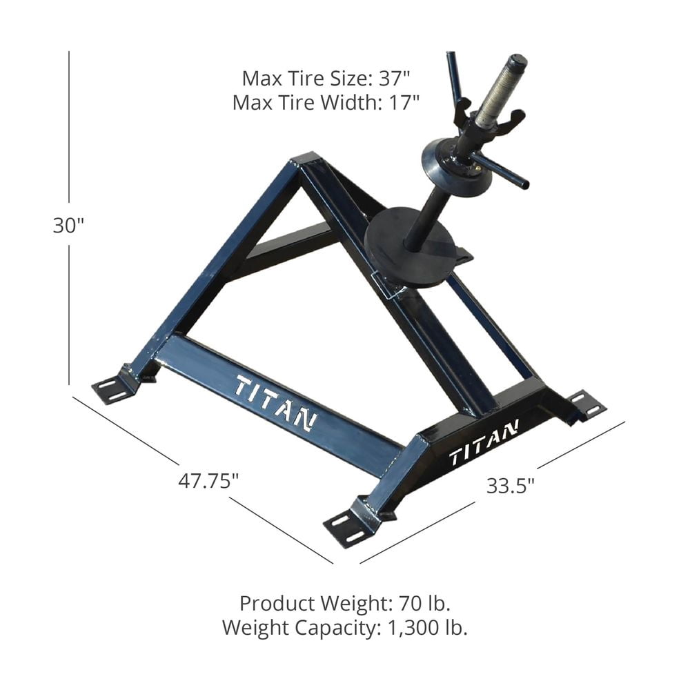 Titan Ramps Off-Road In-Truck Bed Tire Holder for 37in Tires