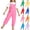 Pink, variant on XXWXYD Girls Casual Overalls Summer Wide Leg Loose Fit Jumpsuit Sleeveless Adjustable Strap Stretchy Rompe𝗋 with Front Pockets Girls Summer Vacation Overalls Set 2-14 Years