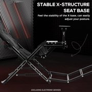 Supllueer Racing Simulator Cockpit x-shaped Belt Seat Foldable Fit for Logitech G923 G920 Fanatec Thrustmaster.Excluding electronic devices