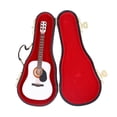 thumbnail image 1 of Mini Guitar Model, Beautiful Guitar Ornament Multipurpose Basswood Exquisite Durable  For Study, 1 of 8