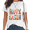 White-4, variant on Black Happy Easter Floral Eggs Print T-Shirt Colorful Happy Easter Bunny Eggs Flowers Spring Holiday Casual Tops S-5XL