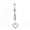 11, variant on Stainless Steel Sexy Belly Button Ring Drop Dangle Body Belly Piercing Jewelry -11