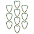 thumbnail image 4 of LetCart 10PCS Llavero Diseño En Forma De Corazón Aspecto Colorido Mano De Obra Fina Llavero De Alta Dureza, 4 of 14
