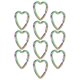 thumbnail image 3 of LetCart 10PCS Llavero Diseño En Forma De Corazón Aspecto Colorido Mano De Obra Fina Llavero De Alta Dureza, 3 of 5