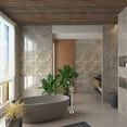 thumbnail image 4 of CASAINC Freestanding Bathtub Faucet with Handheld Shower and Double Handle in Brushed Nickel, 4 of 8