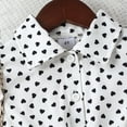 thumbnail image 5 of Odeerbi 2-8 Years Kids Girls Valentines Day Outfits Long Sleeve Shirt Dress with Leggings Two-piece Set Spring Autumnr Love Print Loungewear Kids Girls Clothes, 5 of 9
