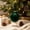 1206#Green, variant on Velvet Fabric Covered Christmas Ball Hanging Ornament with Delicate Bow, Luxurious Velvet Bauble with Elegant Bow for Holiday Tree Decor, Sophisticated Xmas Ornament for Tree & Home Embellishment