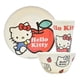 thumbnail image 5 of Juego Vajilla Familiar Coleccionable de Bambú Ambient 21 Diseño Hello Kitty 12 Piezas Blanca con Caja de Regalo, 5 of 6