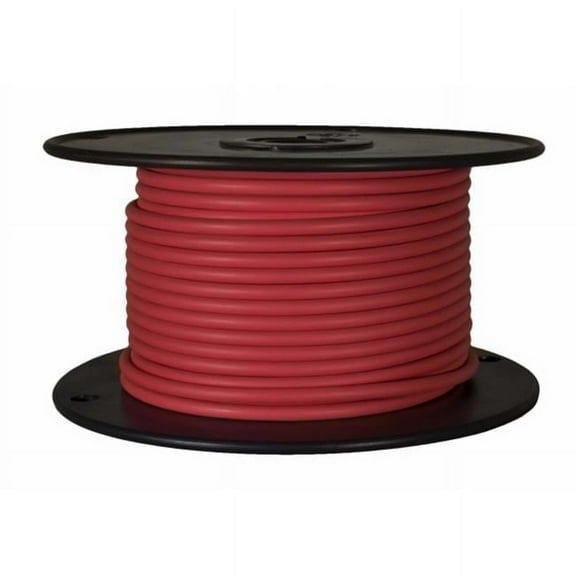 BATTERY DOCTOR Primary Wire,18 ga.,16,100 ft.,60V,Red 81111