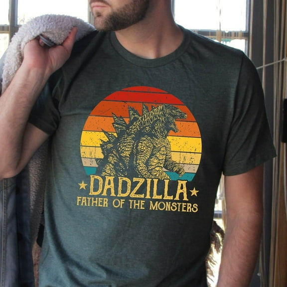 Dad Father Of The Monsters Shirt, Dad Gift, Father Gift,Dad Shirt, Husband Gift, Father'S Day Shirt,Dadzilla Unisex S-5XL Hot Trending Shirt, Vintage Birthday Gift
