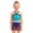 Cyan, variant on Halloween Costumes Pop Star Idol Cosplay Swimsuit Set, Halter Top and Shorts Outfit, Dress-Up Apparel for Anime Singer Stage Performance