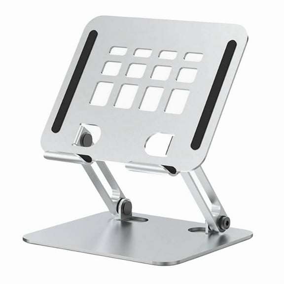 Aluminum Tablet Stand Holder for Desk Dual Rod Support Tablet Holder Adjustable Riser Applicable to 4-12.8inch