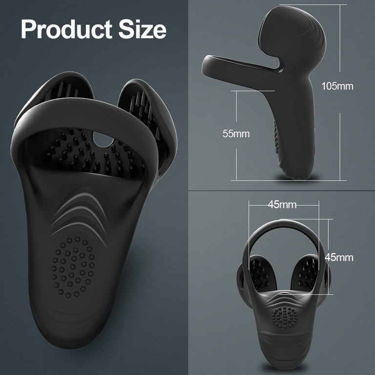 TLUDA Penis Ring for Man Testicle Massager Vibrator Sex Toys for Men