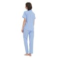thumbnail image 4 of Kolipajam 100% Cotton Pajamas for Women Long-Sleeve Pjs Cozy Button Down Boyfriend Sleepwear M, 4 of 5