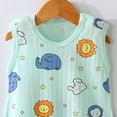thumbnail image 4 of Tranfacy Boys and Girls 0-24 Months Rompers Sleeveless Bodysuit All Over Print Snap Button Jumpsuit Crawling Wear, 4 of 4